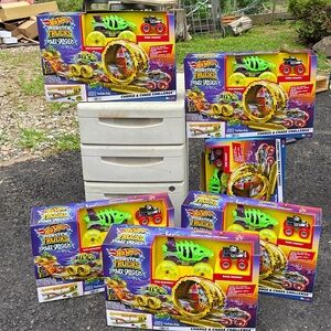 NIB Monster Trucks Power Sliders by HOTWHEELS